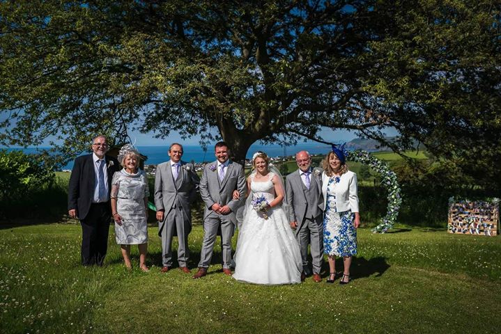 Penlan Coastal Cottages' first wedding